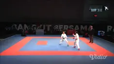 Tim Karate Putri kembali membawa nama Indonesia berkumandang setelah mengalahkan tim dari Thailand (0-6)