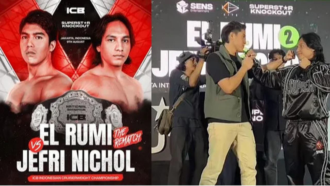 Superstar Knockout Vol. 3 Siap Gebrak Ring! El Rumi vs Jefri Nichol Rematch Jadi Laga Panas