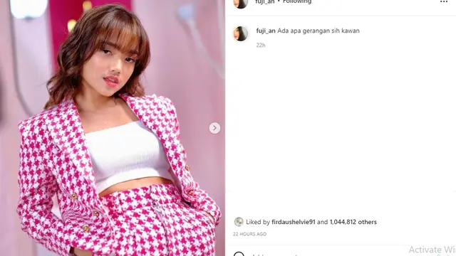 Fuji, adik ipar Vanessa Angel (Foto: Instagram/@fuji_an)