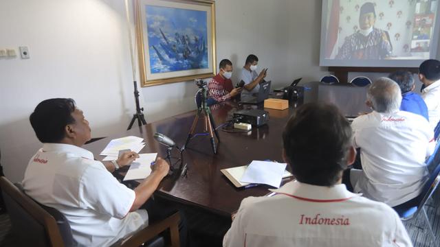 Rapat KONI Pusat dengan Menpora Zainudin Amali