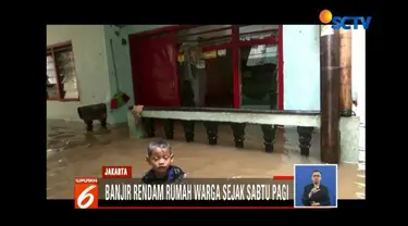 Volume Sungai Ciliwung Meningkat, Rumah Warga Bidara Cina Kebanjiran (Liputan 6 Siang)