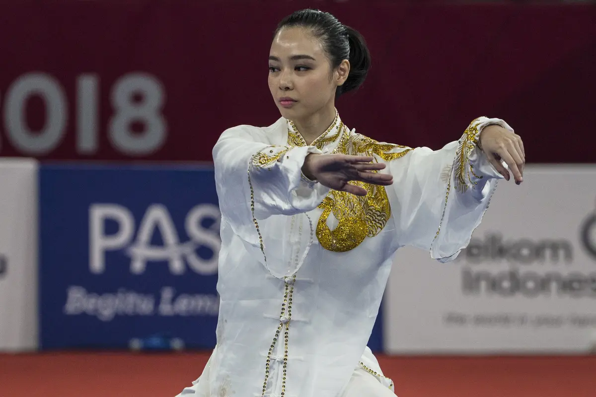 Lindswell Kwok, Ratu Wushu Asia yang Jadi Pahlawan Indonesia di Asian Games 2018