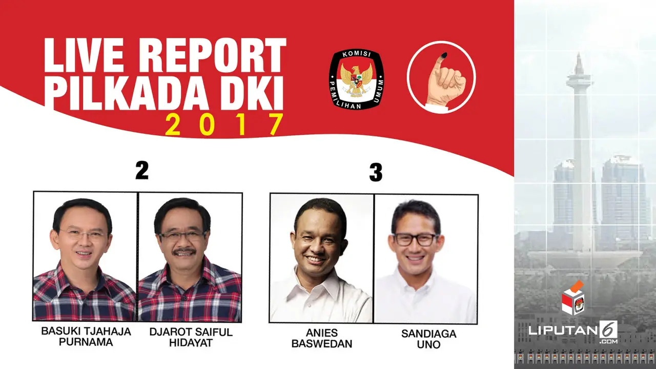 Live Report Putaran 2 Pilgub DKI