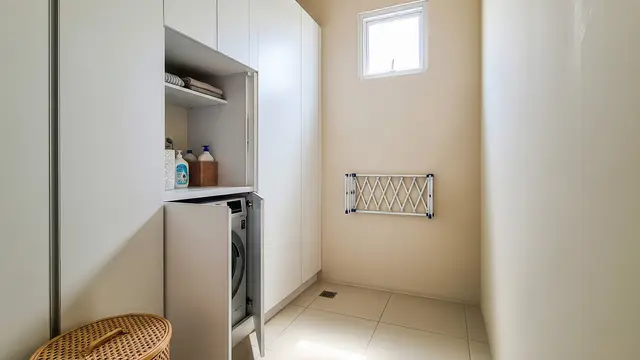 Cara Menata Tempat Cuci dan Jemur di Rumah Kecil agar Tidak Terlihat Penuh Serta Cocok untuk Rumah KPR Model Penyimpanan Tersembunyi