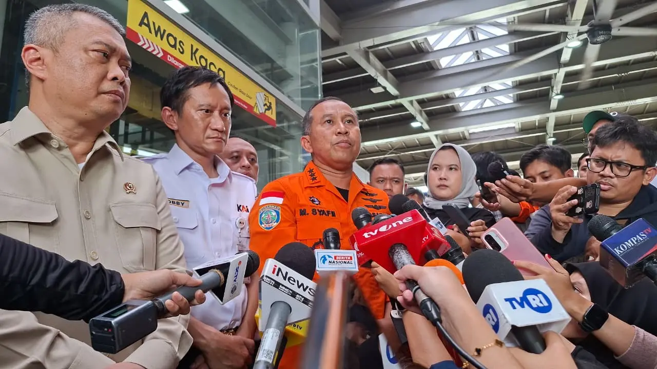 Kepala Badan Nasional Pencarian dan Pertolongan (Basarnas) Marsekal Madya Muhammad Syafii. (Liputan6.com/Rifqy)