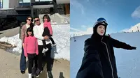 7 Potret Alice Norin Rayakan Anniversary Pernikahan, Seru Main Ski di Gunung Hotham