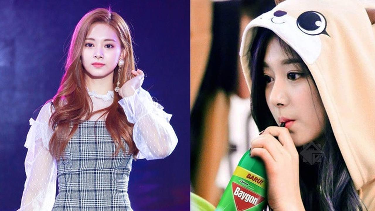 6 Foto Editan Nyeleneh Tzuyu TWICE Lagi Minum Ini Bikin Tepuk Jidat