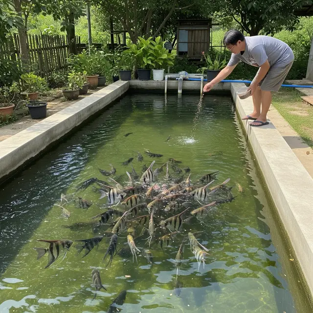 Ikan Air Tawar yang Cocok Dipelihara di Rumah yang Sering Mati Listrik (AI Generated)