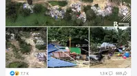 Penampakan kampung WNI ilegal di daerah Negeri Sembilan. Dok: Bernama via tangkapan foto layar Facebook Jabatan Imigresen Malaysia.