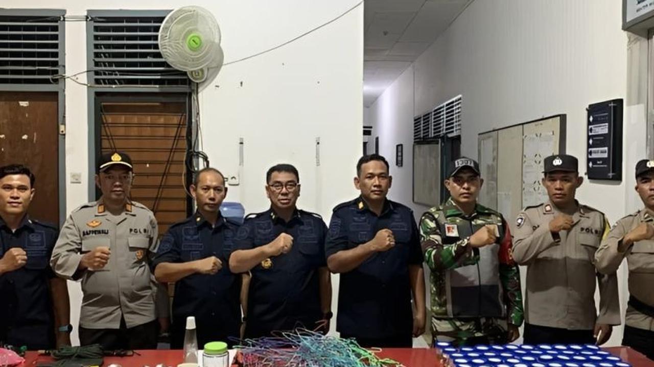 Tim Satopspatnal Sita Barang Terlarang dalam Operasi Halinar Rutan Poso
