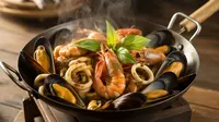 Resep Seafood Lada Hitam Kemangi yang Gurih Menggugah