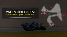 Video infografis tentang Sirkuit Jerez, Spanyol yang berhasil dikuasai oleh Valentino Rossi dengan 7 kemenangan