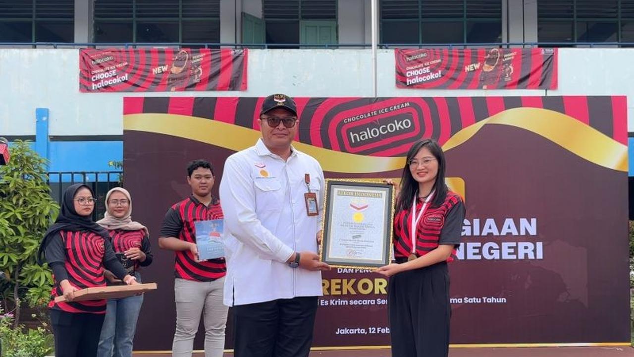 Halocoko Raih Rekor MURI, Bagikan Lebih dari 1,1 Juta Es Krim Sepanjang 2025