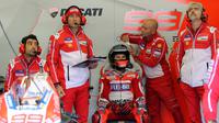 Bos Ducati, Gigi Dall'Igna, mengaku belum bisa memahami sepenuhnya kebutuhan Jorge Lorenzo. (EPA/EDDY LEMAISTRE)