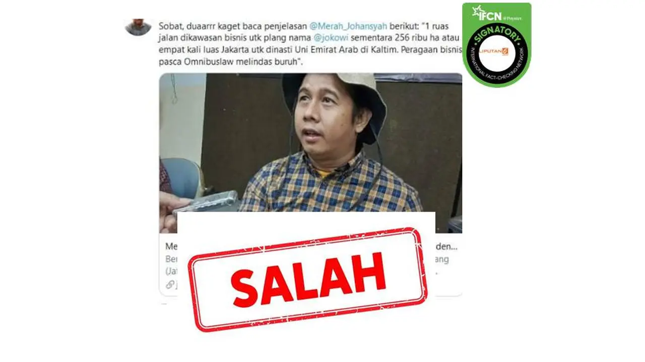 Cek Fakta nama jalan