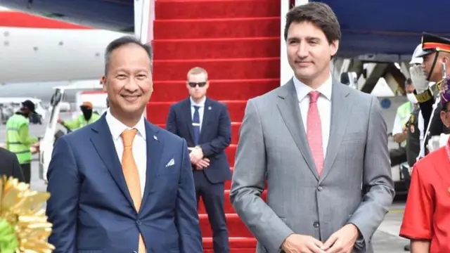 PM Kanada, Justin Trudeau saat tiba di Bali