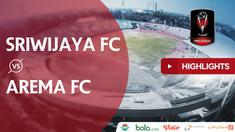 Berita video highlights perempat final Piala Presiden 2018, Sriwijaya FC vs Arema FC, dengan skor 3-1 di Stadion Manahan, Solo, Minggu (4/2/2018).
