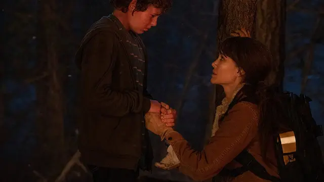 Hannah dan Connor dalam Those Who Wish Me Dead. (Foto: New Line Cinema/ IMDb)