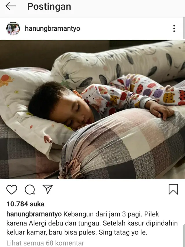 Unggahan Hanung Bramantyo. (Foto: Instagram @hanungbramantyo)