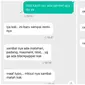 Chat Typo Driver Ojol Seputar Pesanan. (Sumber: Twitter/txtdariolshop)