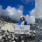 Della Dartyan sampai di Everest Base Camp (Sumber: Instagram/delladartyan)