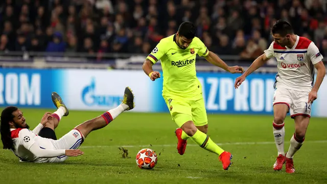 Skor Kaca Mata Akhiri Laga Barcelona Vs Lyon