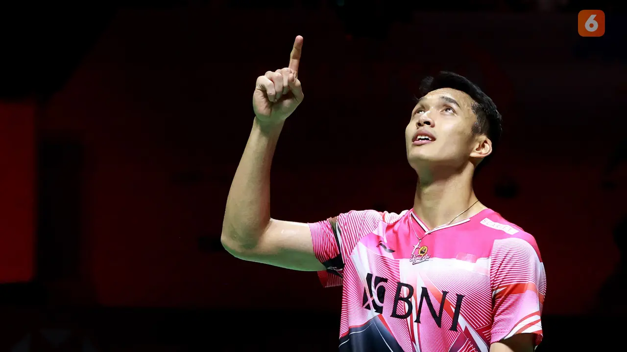 Foto: Lebih Matang dan Jarang Eror, Jonatan Christie Taklukkan Chico dalam All Indonesian Final Indonesia Masters 2023