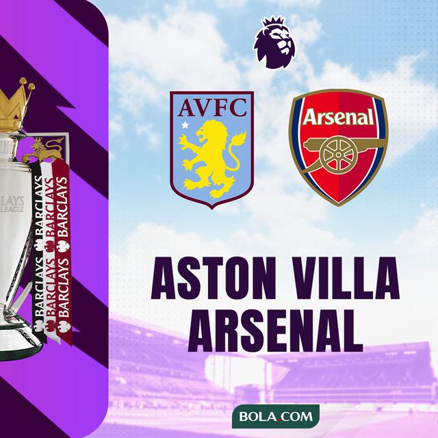Liga Inggris - Aston Villa Vs Arsenal