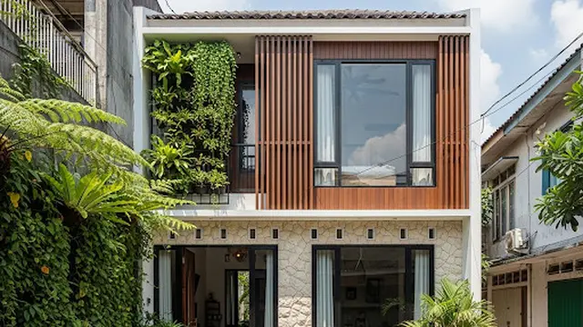 Rumah 5x10 Berkonsep Natural