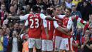 6. Arsenal - Pendapatan 487,6 juta euro (Rp7,9 triliun). (EPA/Gerry Penny)