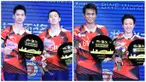Dua ganda Indonesia berjaya di China Terbuka Super Series Premier 2016. Kevin Sanjaya Sukamuljo/Marcus Fernaldi Gideon dan Tontowi Ahmad/Liliyana Natsir meraih gelar juara. (PBSI)