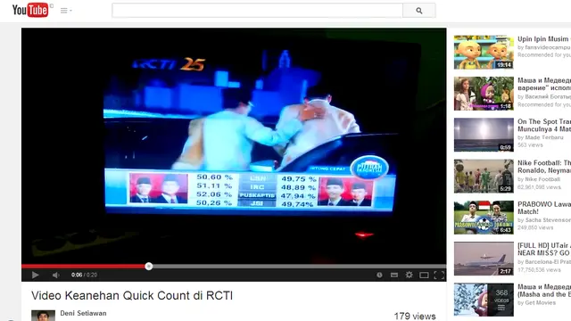 Video Keanehan Hasil Quick Count yang Menangkan Prabowo Beredar