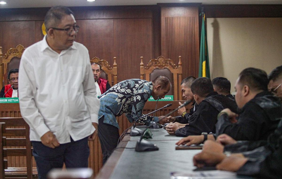 Sidang vonis terdakwa kasus Jasindo