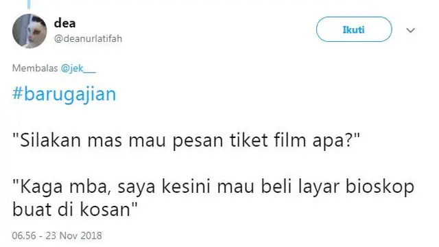 cuitan baru gajian (foto: twitter)