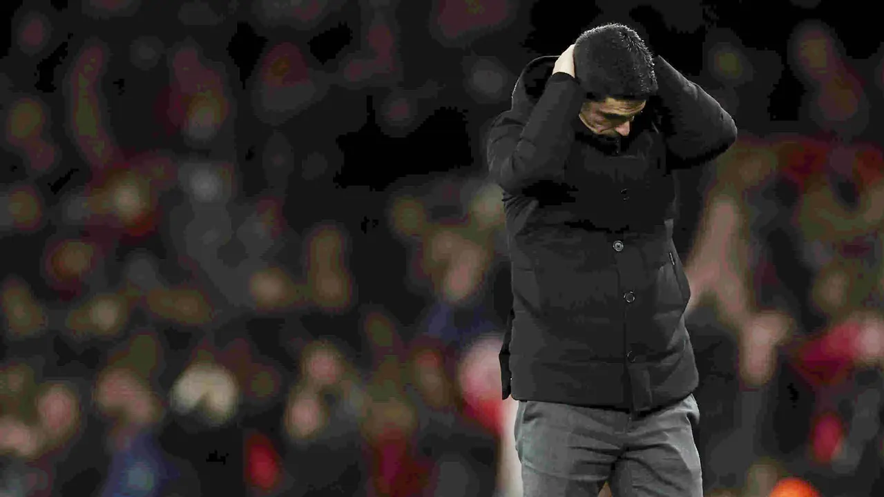 Foto: Reaksi Skuad Arsenal Setelah Tersingkir dari Liga Europa