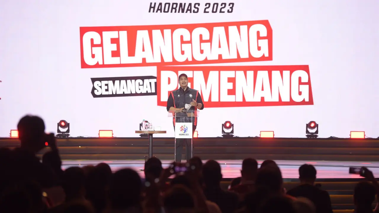 Menpora Dito Ariotedjo saat Haornas