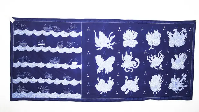 Batik karya Rio, Mahasiswa ISI Yogyakarta.