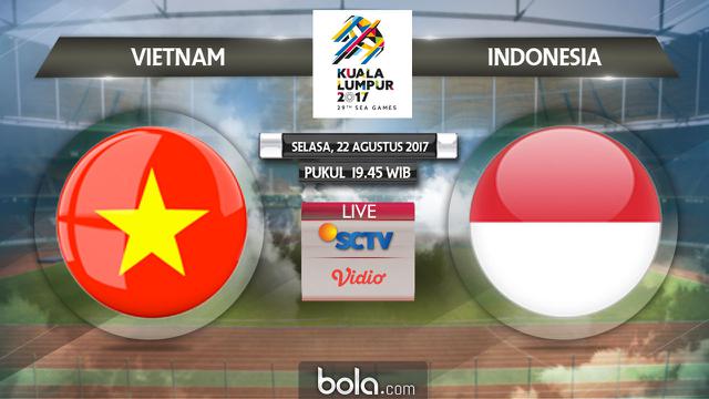 SEA Games 2017: Vietnam Vs Indonesia (Bola.com/Adreanus Titus)