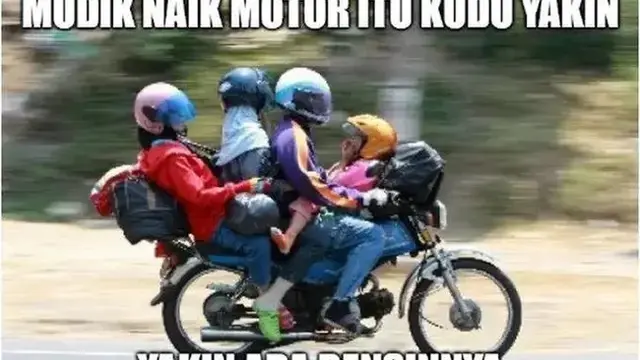 Meme Mudik Lebaran yang Bikin Ngakak