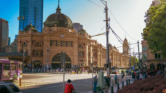 Ilustrasi Melbourne, Australia, yang menempati posisi pertama kota paling ramah di dunia.