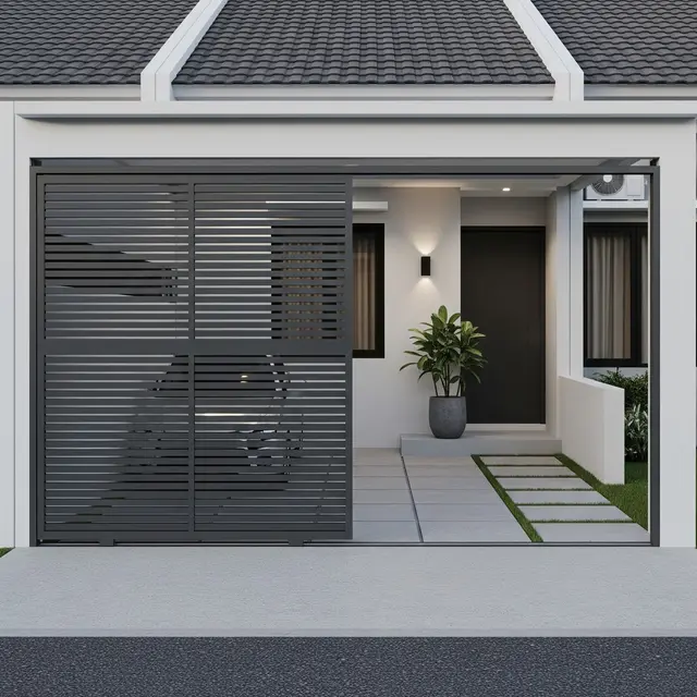 Model Pagar Rumah Subsidi yang Tidak Membuat Fasad Terasa Sesak (Image by Gemini AI)