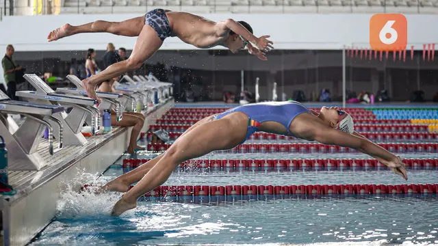 Foto: Aksi Para Atlet Renang Indonesia saat Jalani Pelatnas Menjelang SEA Games 2023