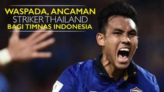 Video Teerasil Dangda striker Timnas Thailand vs Australia pada kualifikasi Piala Dunia 2018, Selasa (15/11/2016) di mana ia mencetak 2 gol.