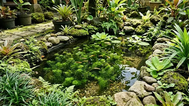 Inspirasi Kolam Ikan Kecil dengan Air Jernih Tanpa Pompa Besar