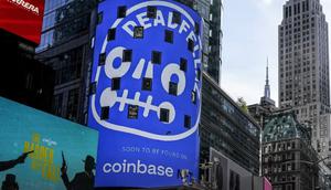 Coinbase. AP/ Seth Wenig