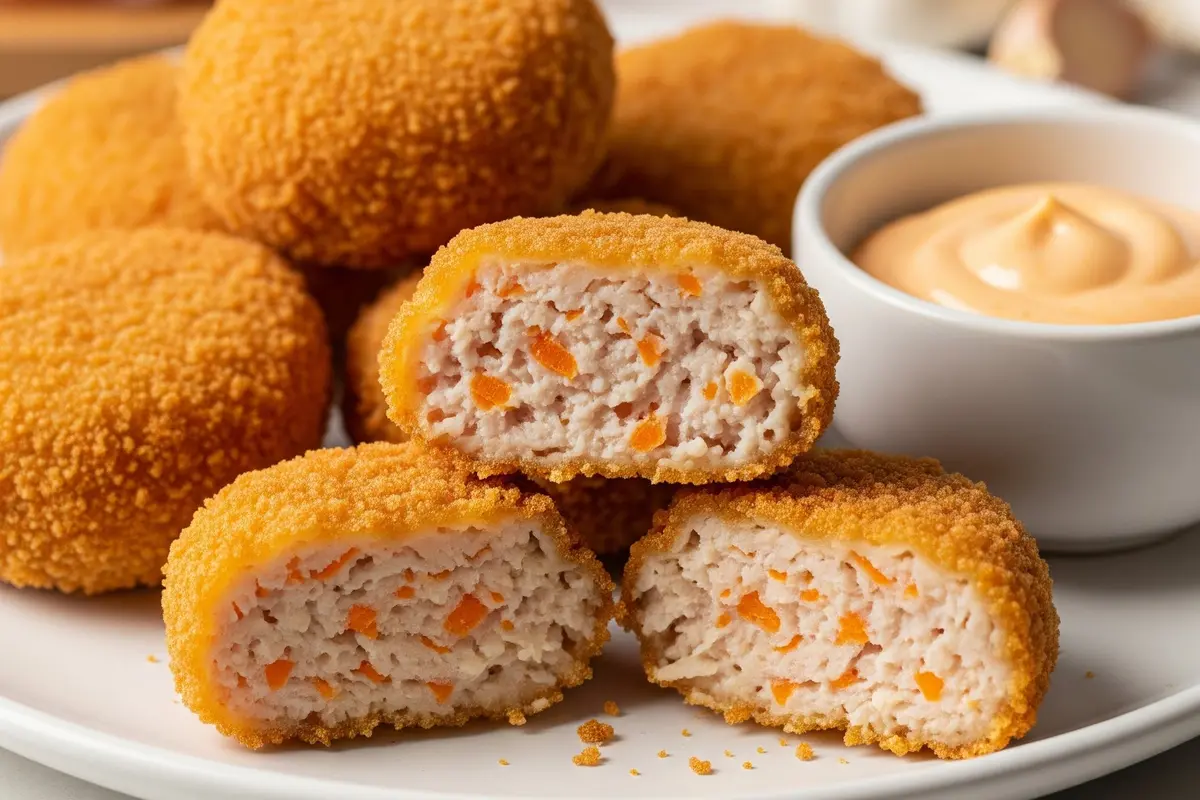 Nugget Rumahan Renyah Tanpa Tepung Roti (Image by Gemini AI)