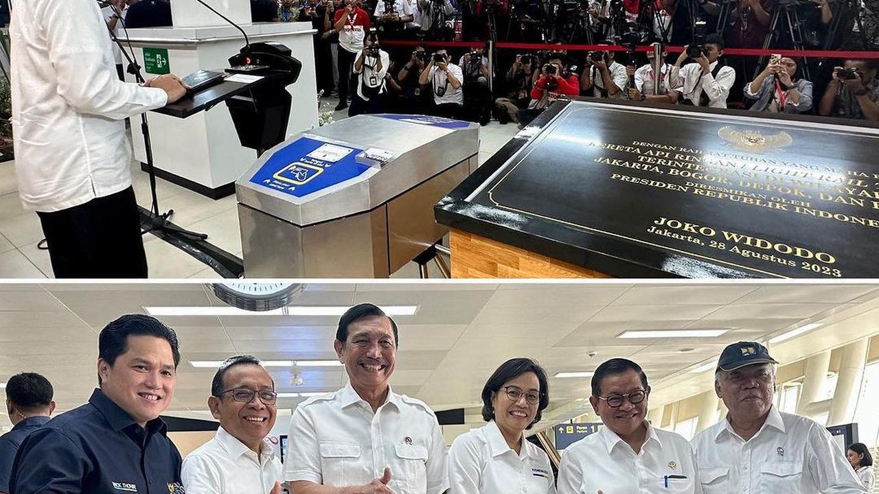 "Mari terus kita bangun Indonesia - termasuk sarana transportasi masal. Mari kita jaga dan pelihara dan kita manfaatkan untuk kepentingan bersama," ucap Sri Mulyani.
