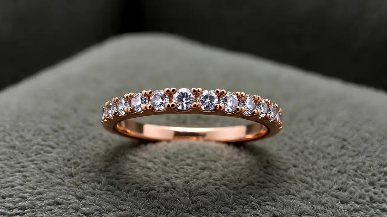Model Cincin Emas Rose Gold