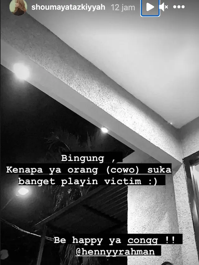 Unggahan Shoumaya Tazkiyyah. (Foto: Instagram @shoumayatazkiyyah)