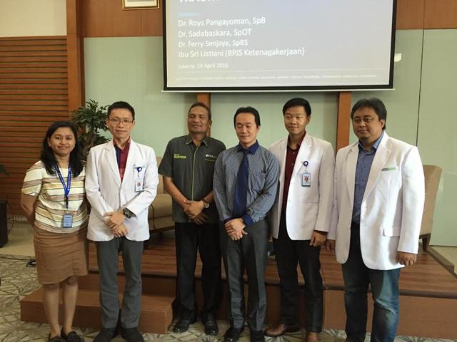 Sosialisasi rumah sakit yang menjalankan kerja sama dengan BPJS Ketenakerjaan | Photo: Copyright Doc Vemale.com